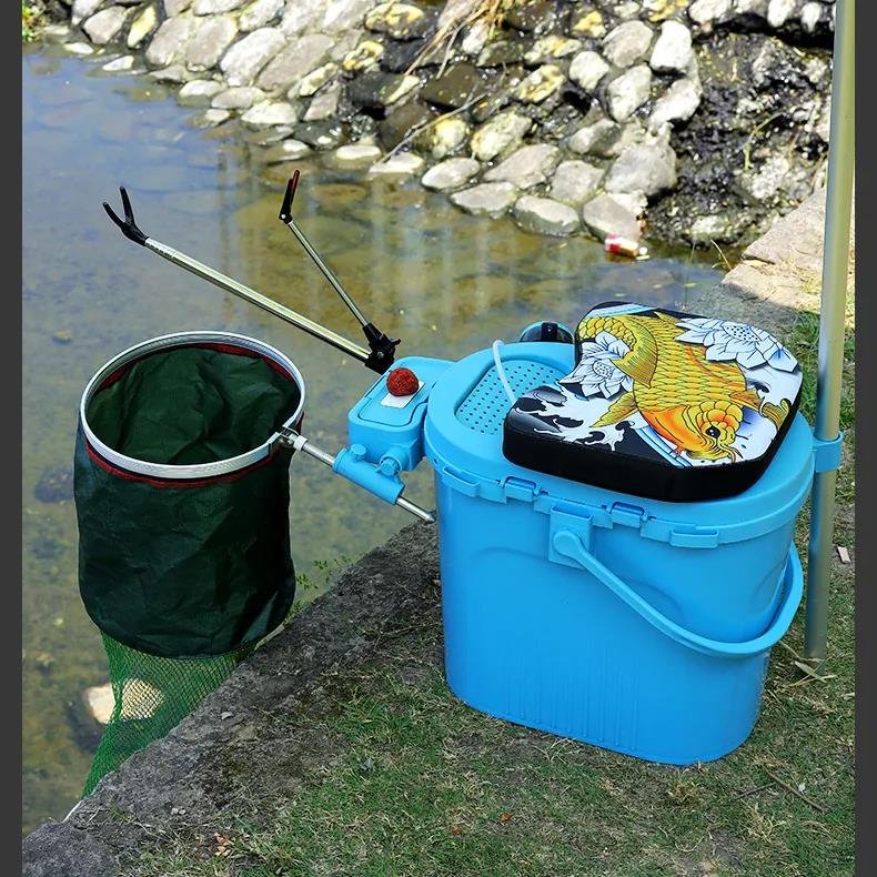 A multi-purpose, small-capable fishing tank full of fish drums with thicker buckets of barrel-cutter-flowing, live fish drums